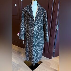 Animal Print Coat